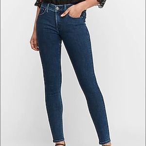 EXPRESS Mid Rise Denim Perfect Skinny Jeans 12S